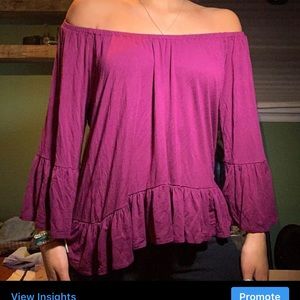 Cute off the shoulder shirt